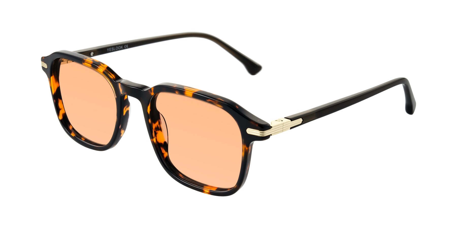 Angle of Tlaho in Tortoise with Light Orange Tinted Lenses