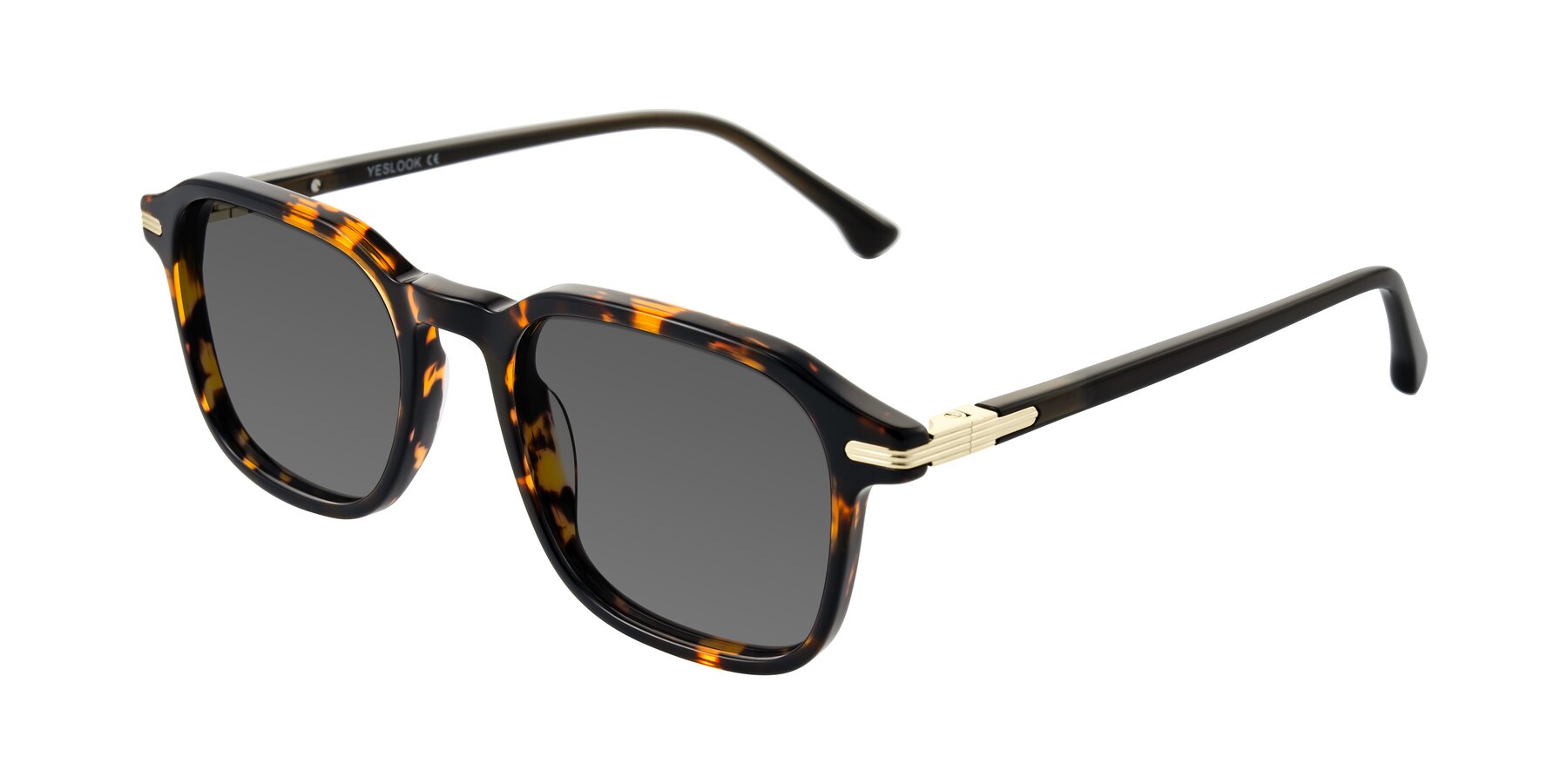 Angle of Tlaho in Tortoise with Medium Gray Tinted Lenses