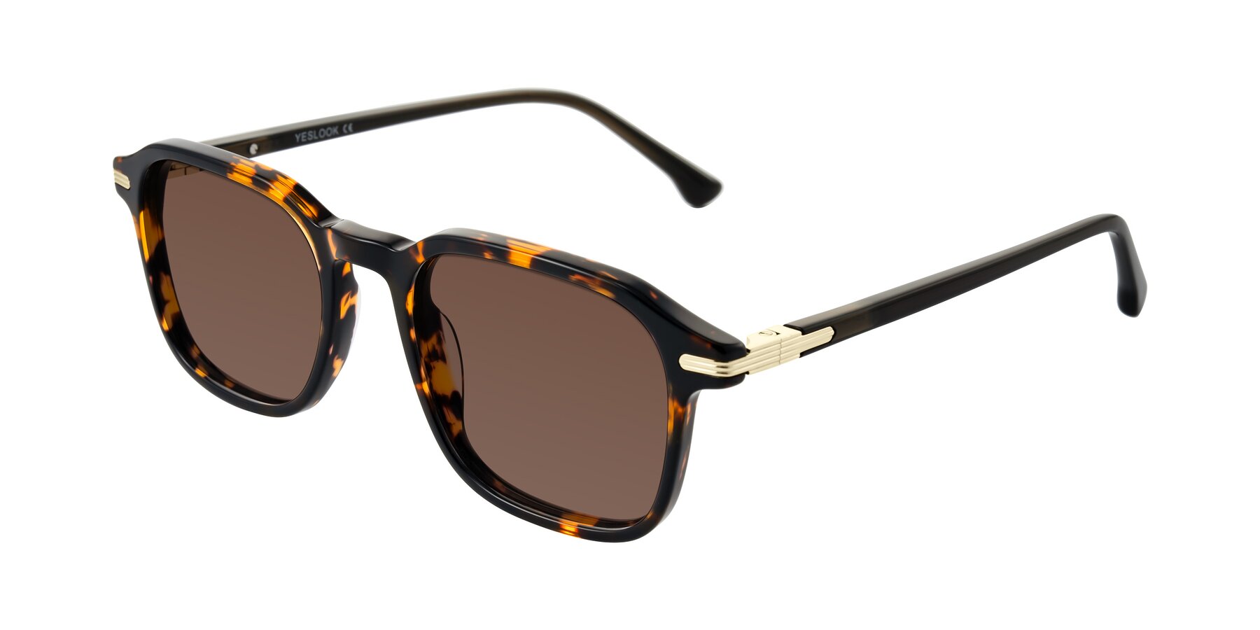 Angle of Tlaho in Tortoise with Brown Tinted Lenses