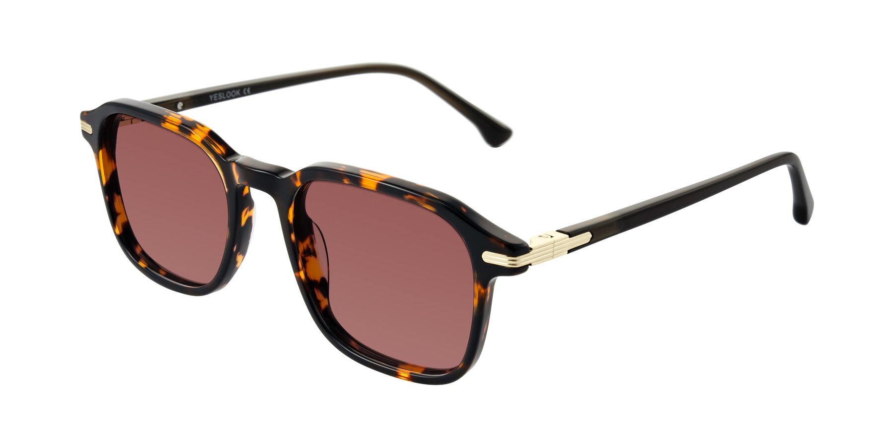 Angle of Tlaho in Tortoise with Garnet Tinted Lenses