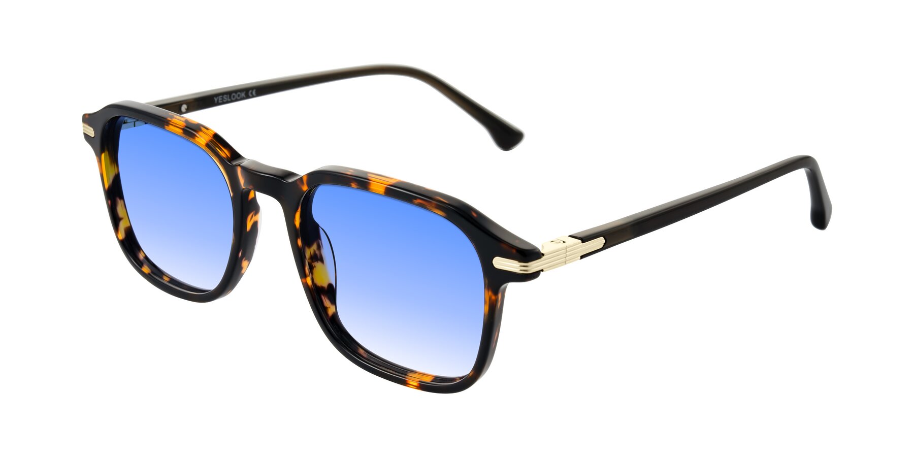 Angle of Tlaho in Tortoise with Blue Gradient Lenses