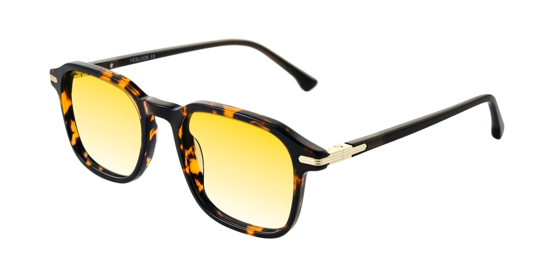 Angle of Tlaho in Tortoise with Yellow Gradient Lenses