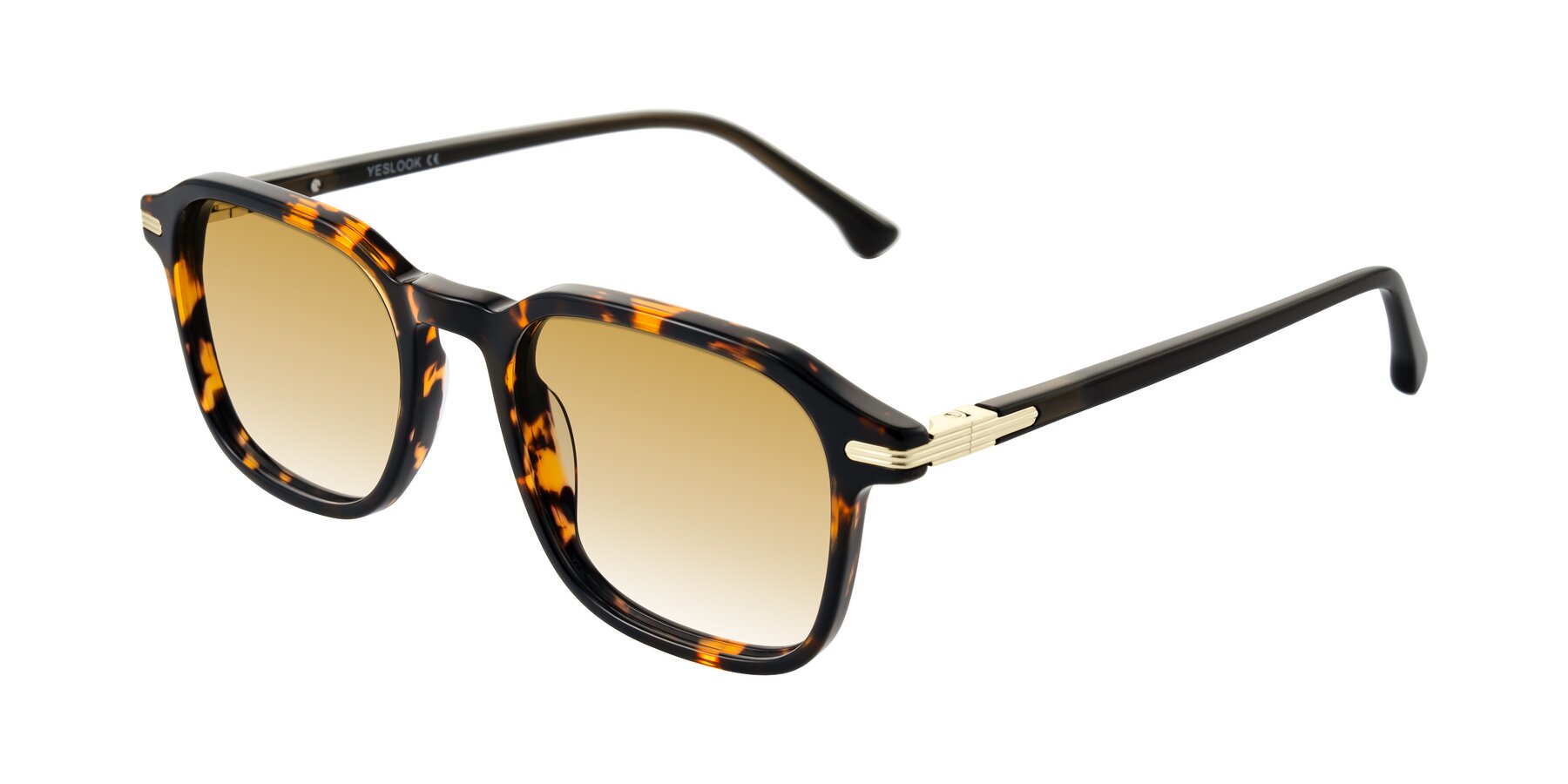Angle of Tlaho in Tortoise with Champagne Gradient Lenses