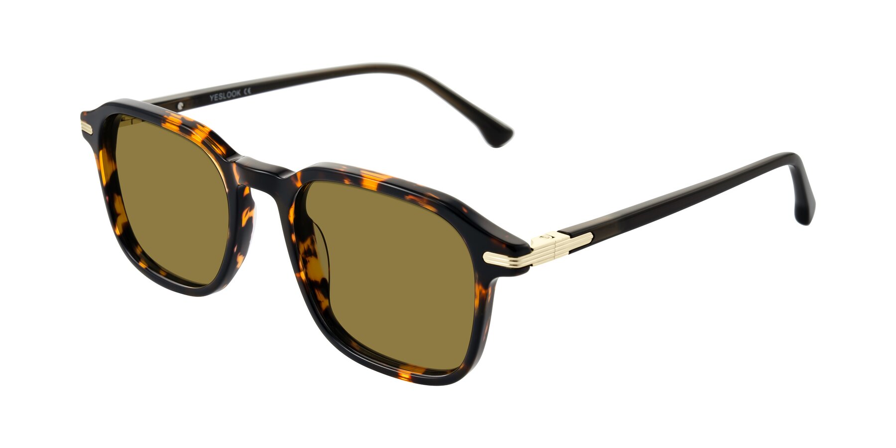 Angle of Tlaho in Tortoise with Brown Polarized Lenses