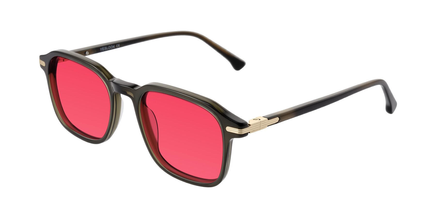 Angle of Tlaho in Dark Green with Red Tinted Lenses