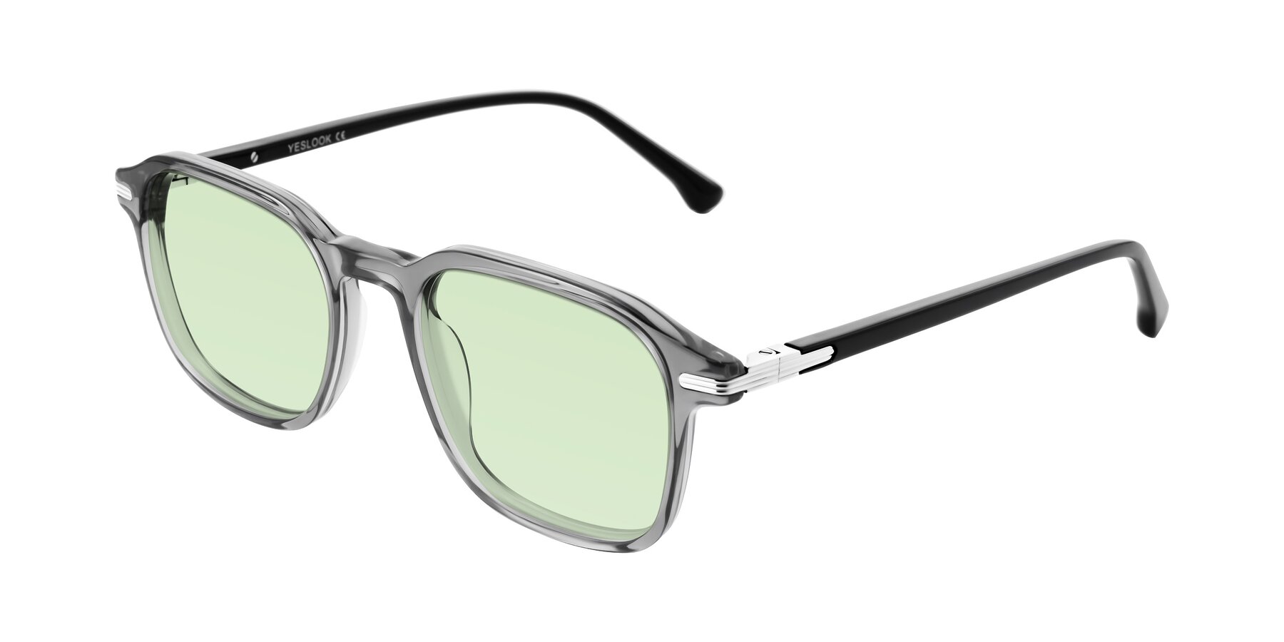 Angle of Tlaho in Gray with Light Green Tinted Lenses