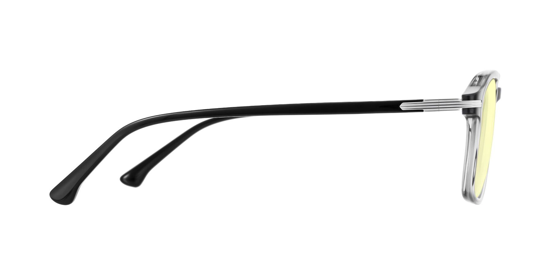 Side of Tlaho in Gray with Light Yellow Tinted Lenses