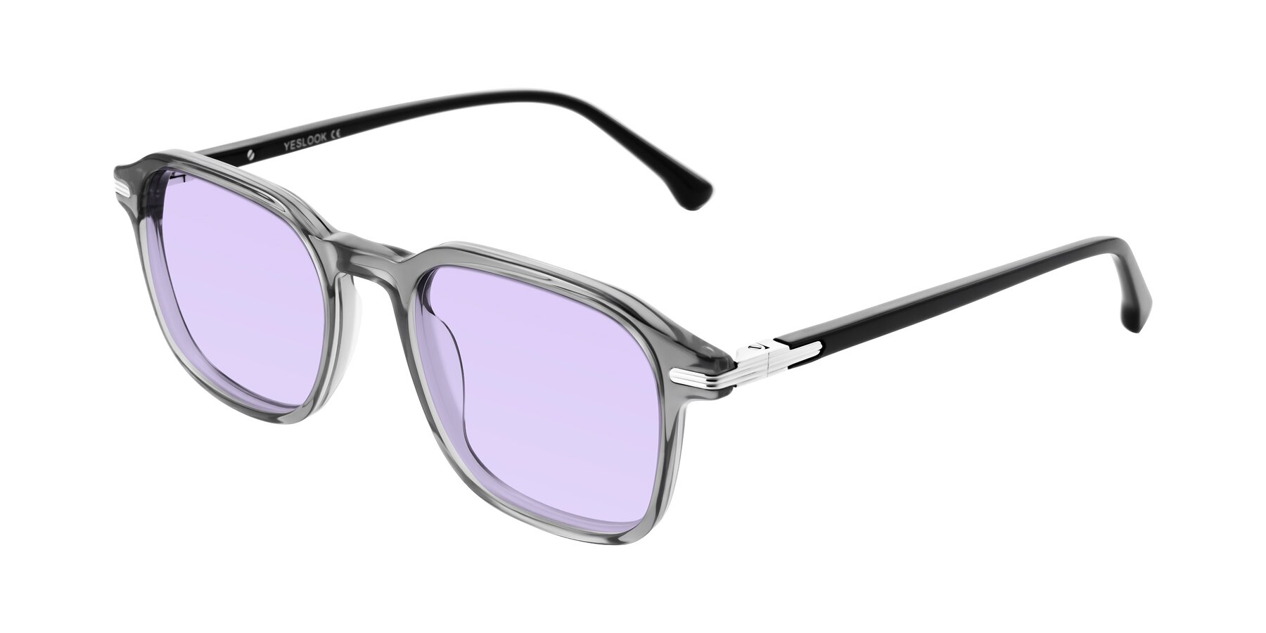 Angle of Tlaho in Gray with Light Purple Tinted Lenses