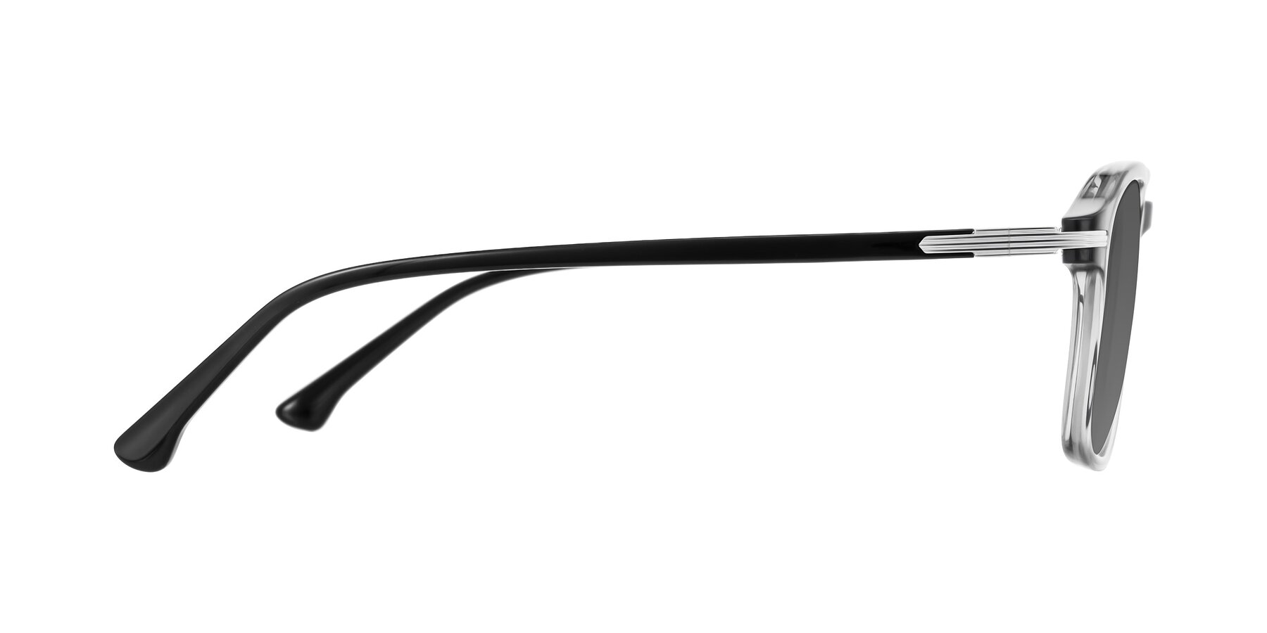 Side of Tlaho in Gray with Medium Gray Tinted Lenses