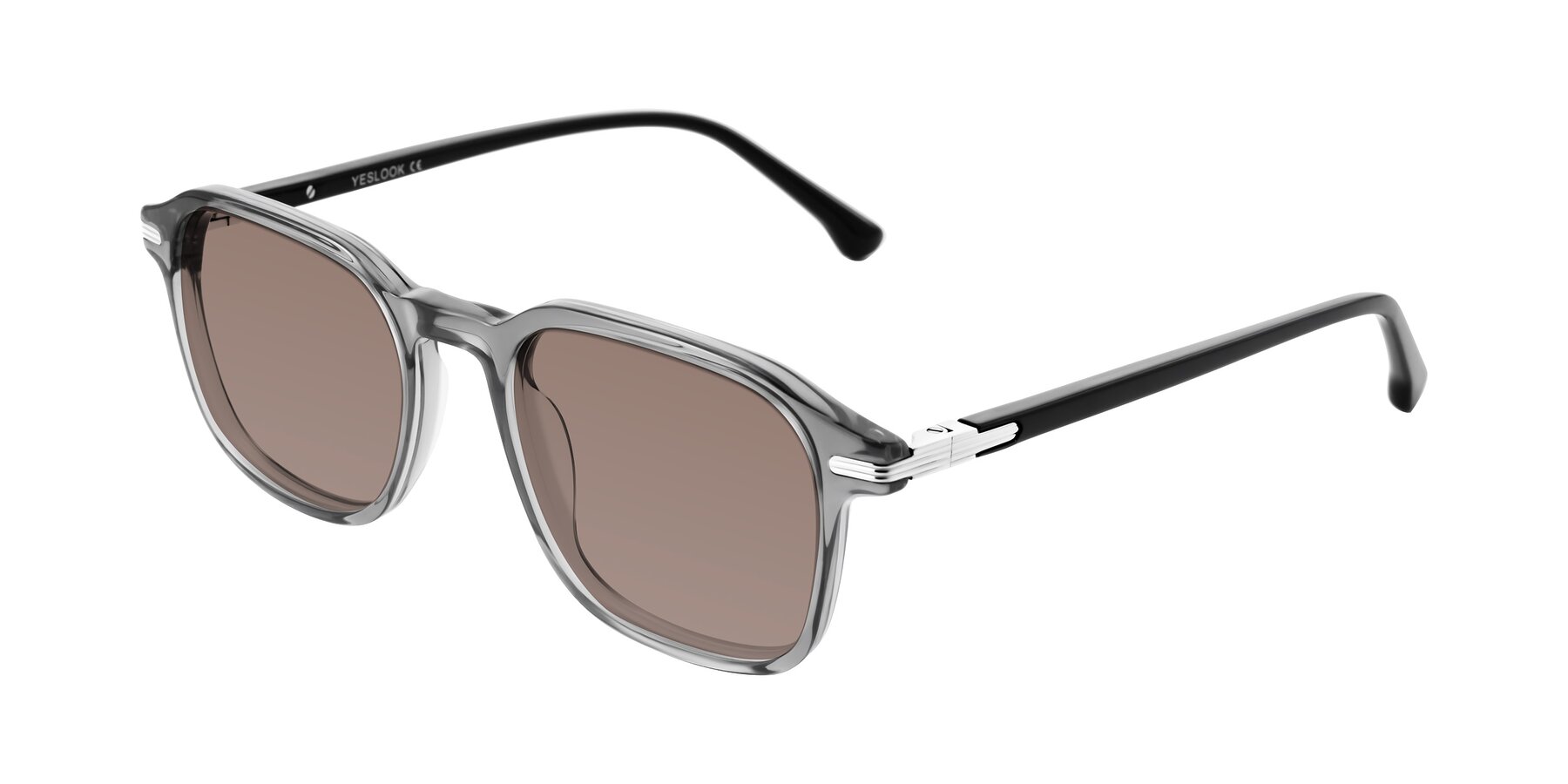 Angle of Tlaho in Gray with Medium Brown Tinted Lenses