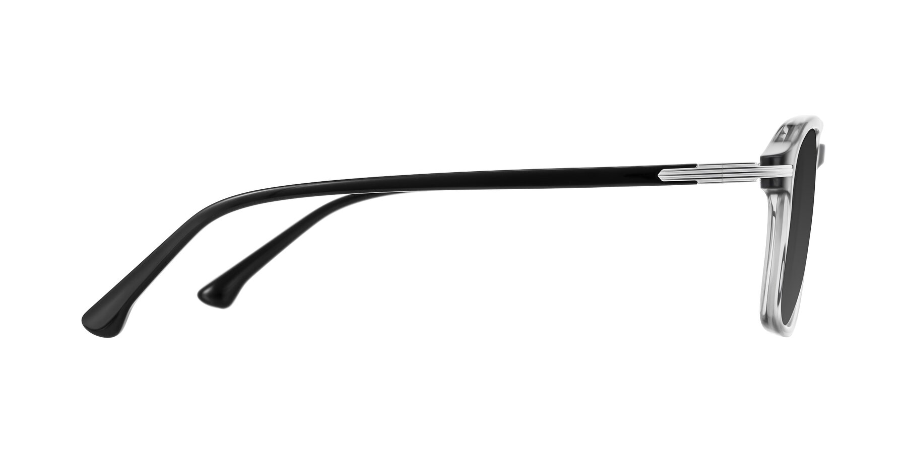 Side of Tlaho in Gray with Gray Tinted Lenses