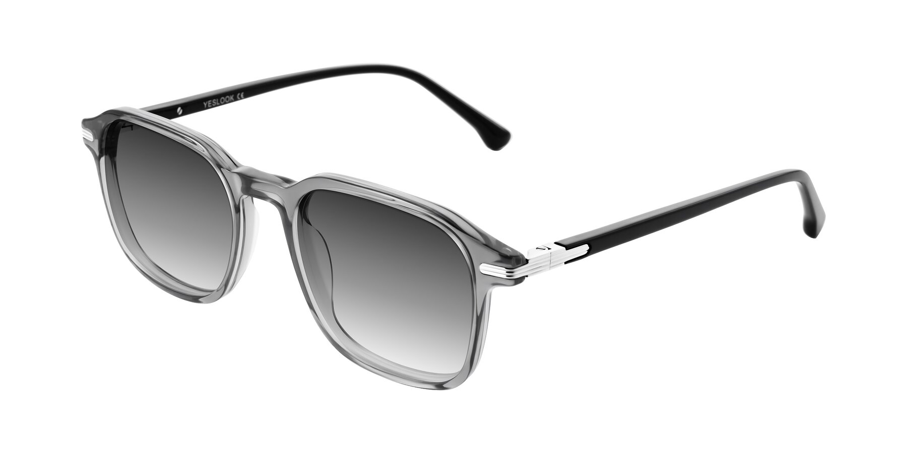Angle of Tlaho in Gray with Gray Gradient Lenses