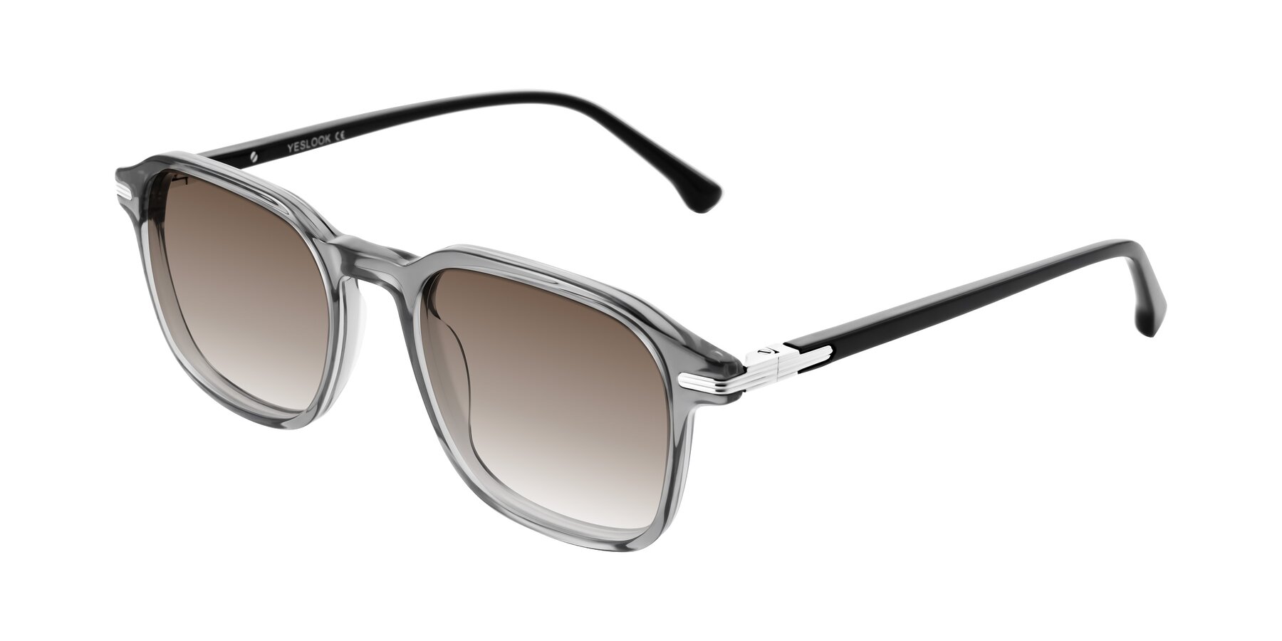 Angle of Tlaho in Gray with Brown Gradient Lenses