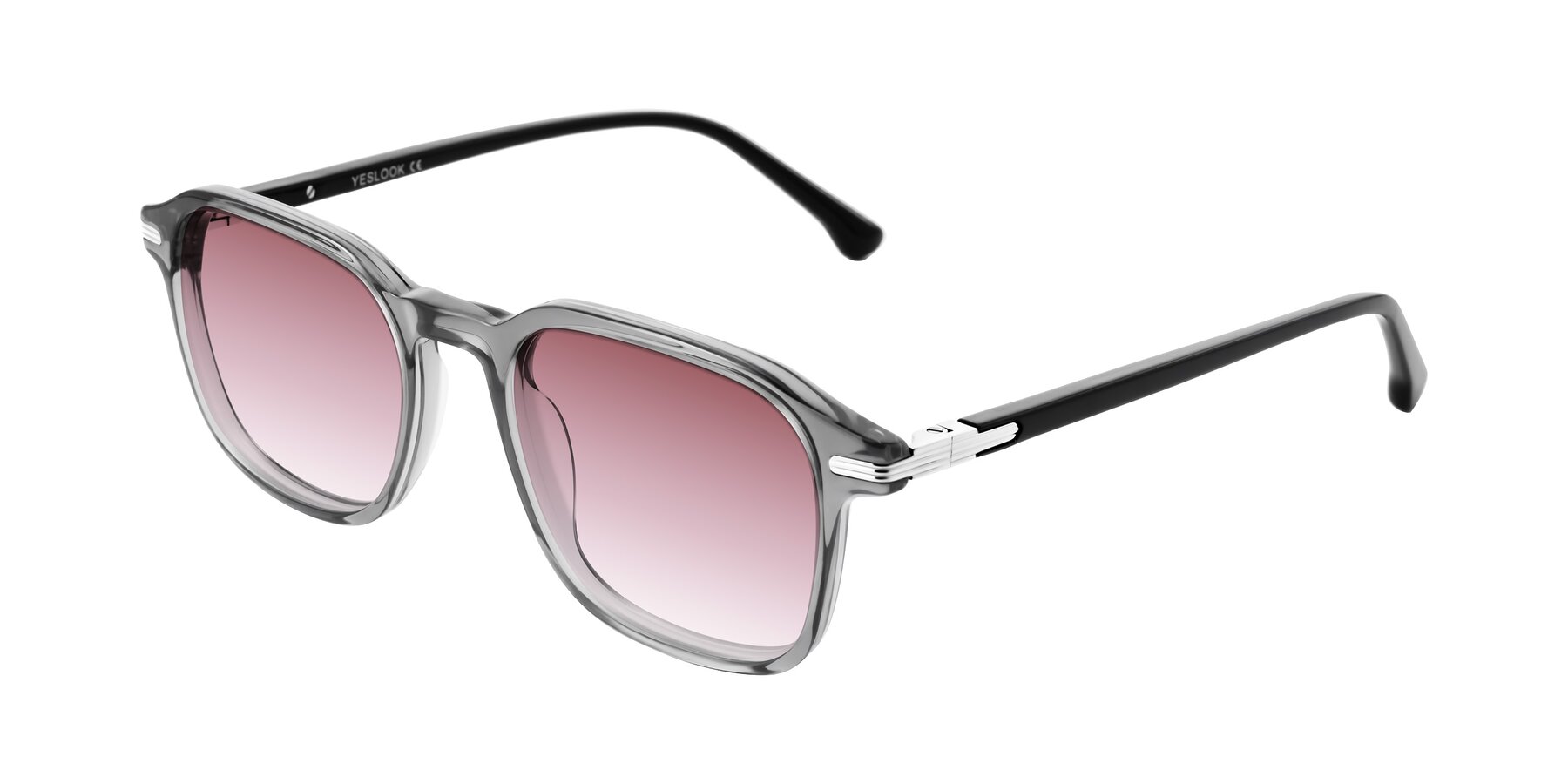 Angle of Tlaho in Gray with Garnet Gradient Lenses