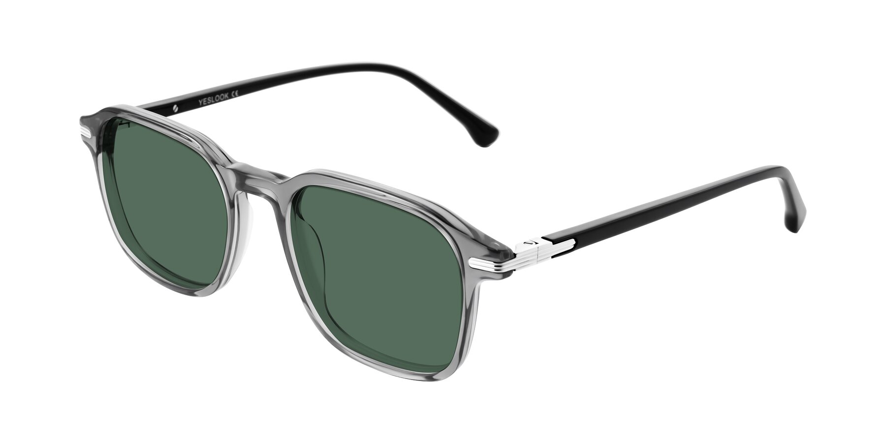 Angle of Tlaho in Gray with Green Polarized Lenses