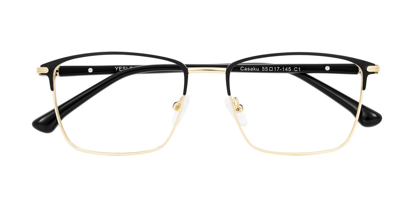 Casaku - Black/Gold Reading Glasses