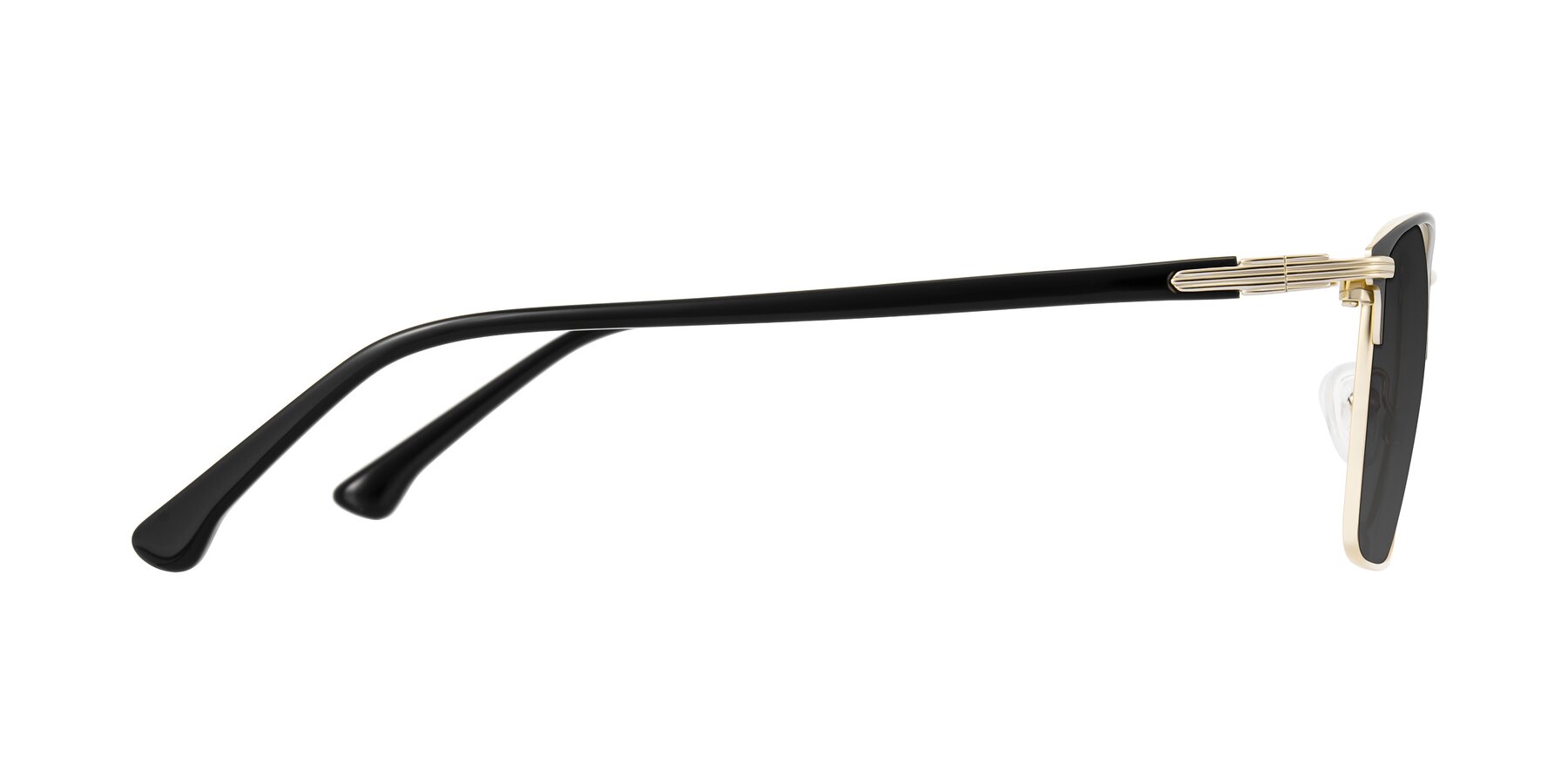 Side of Casaku in Black/Gold with Gray Tinted Lenses