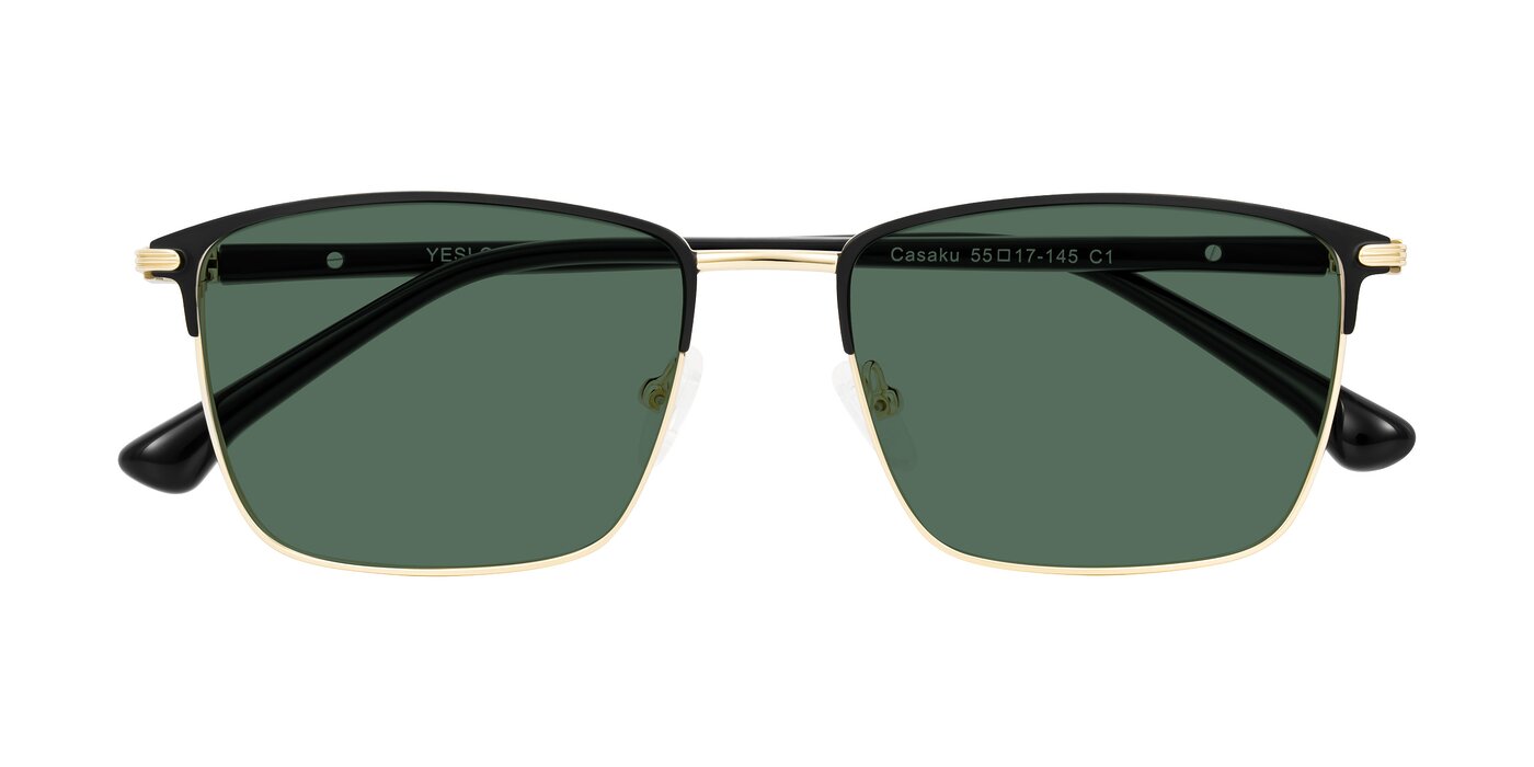 Casaku - Black/Gold Polarized Sunglasses