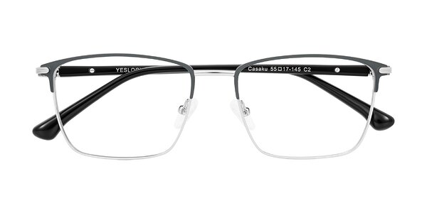 Front of Casaku in Dark Gray/Silver