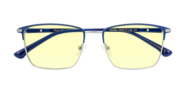 Front of Casaku in Blue/Silver