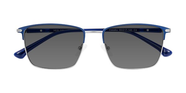 Front of Casaku in Blue/Silver