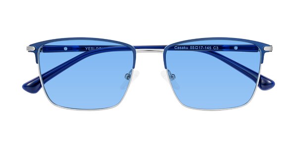 Front of Casaku in Blue/Silver