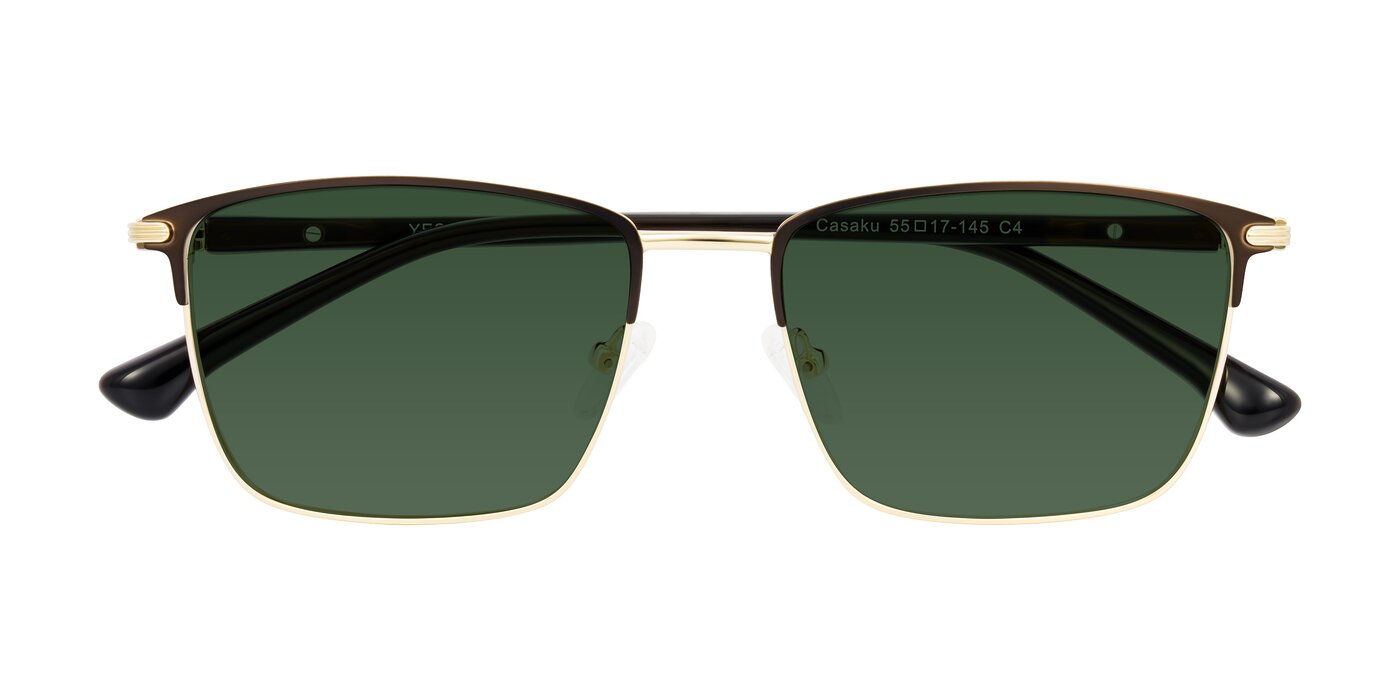 Casaku - Coffee/Gold Tinted Sunglasses