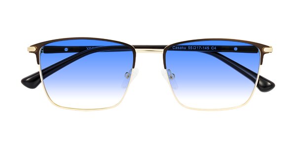 Front of Casaku in Coffee/Gold