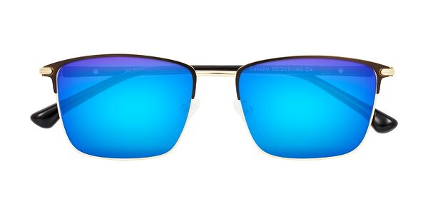 Front of Casaku in Coffee/Gold