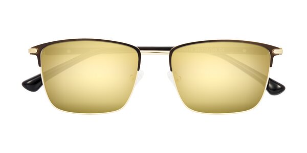 Front of Casaku in Coffee/Gold