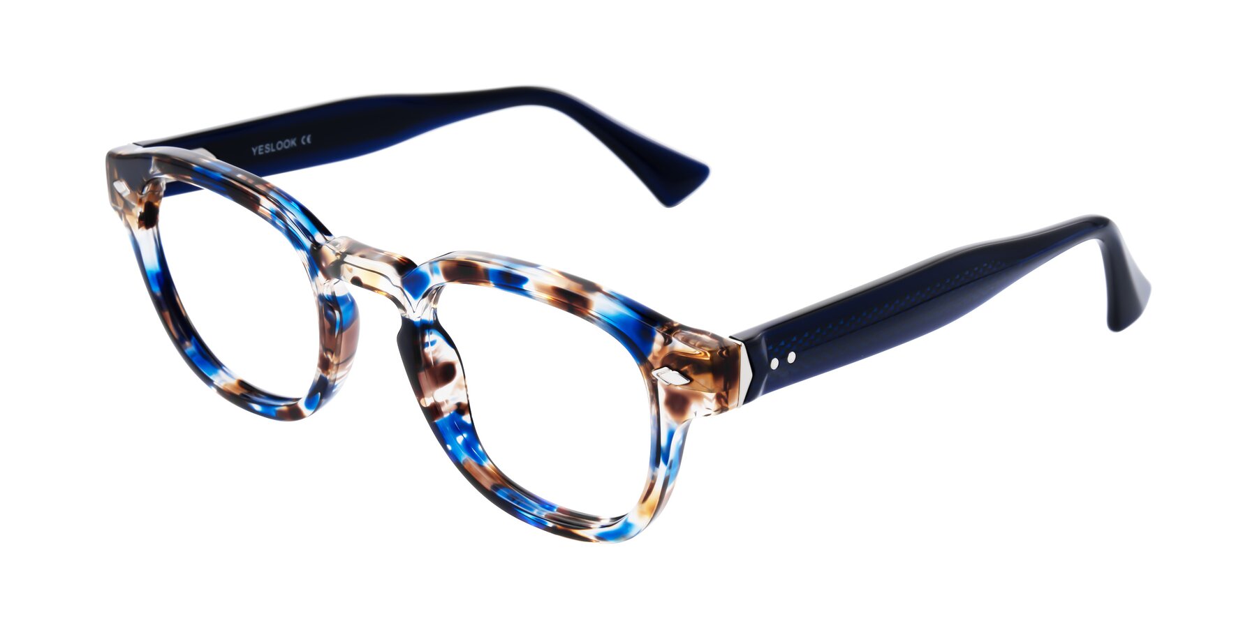 Angle of Sunny in Jellyfish Tortoise with Clear Eyeglass Lenses