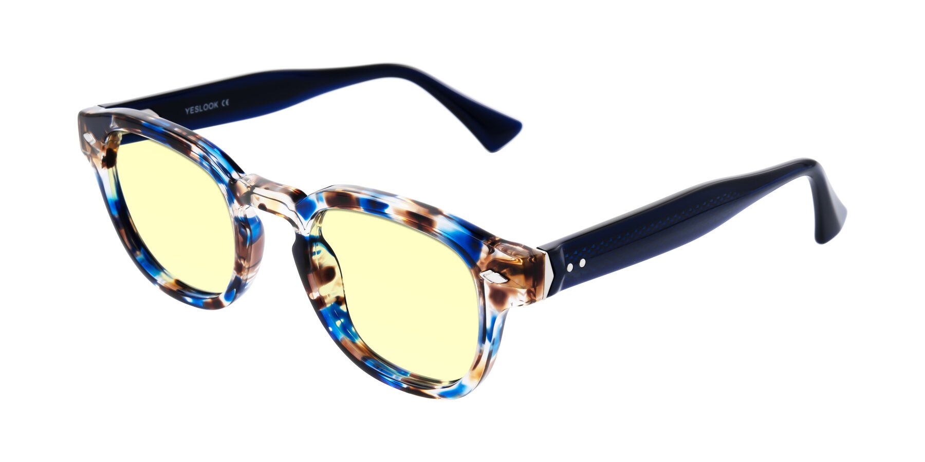 Angle of Sunny in Jellyfish Tortoise with Light Yellow Tinted Lenses