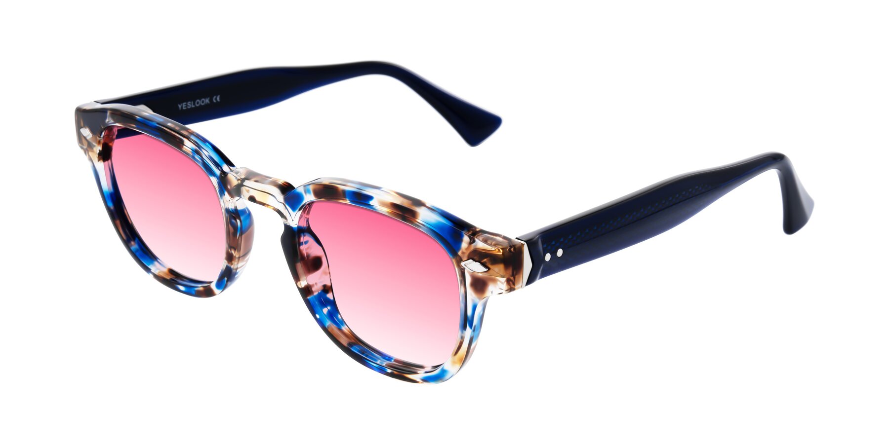 Angle of Sunny in Jellyfish Tortoise with Pink Gradient Lenses