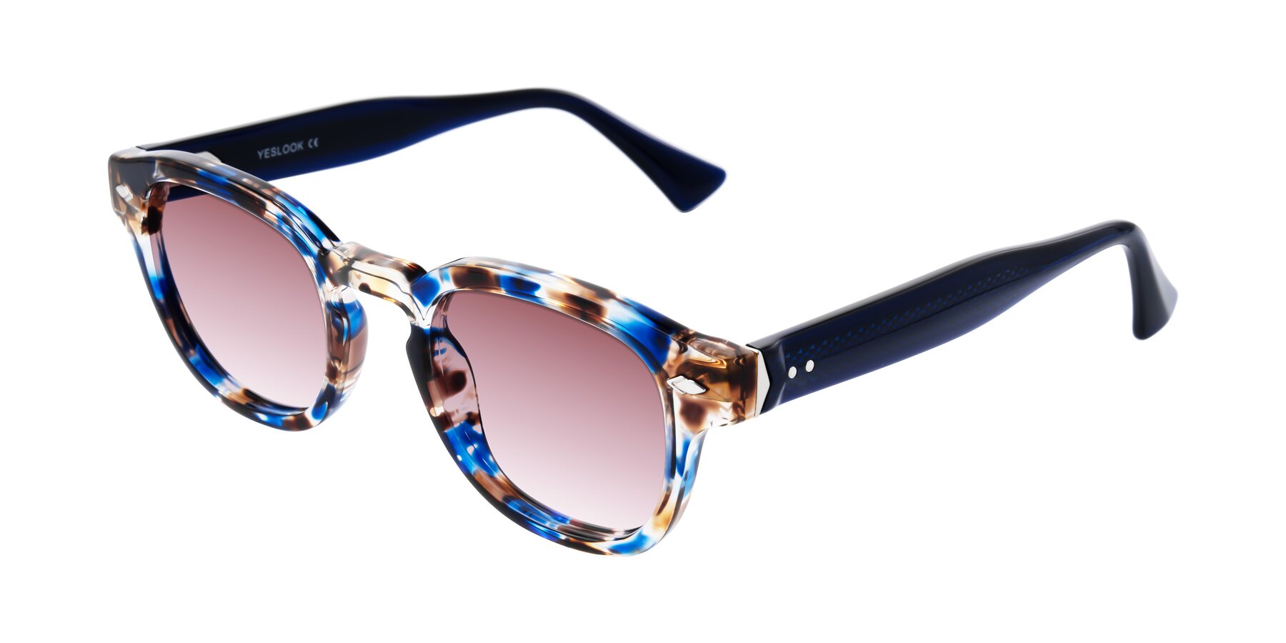 Angle of Sunny in Jellyfish Tortoise with Garnet Gradient Lenses