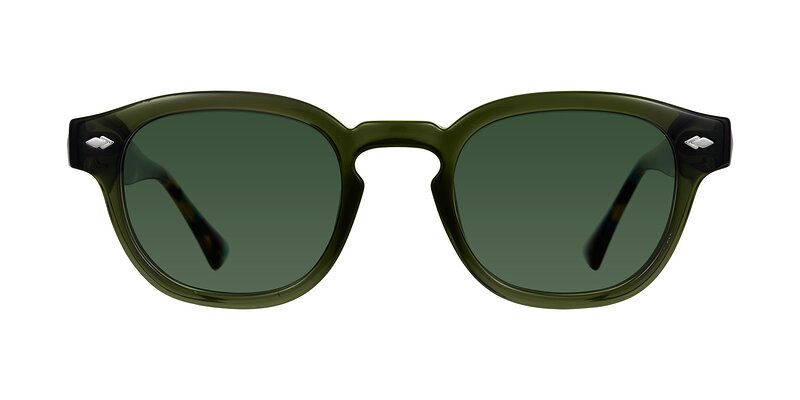 Sunny - Green Tinted Sunglasses