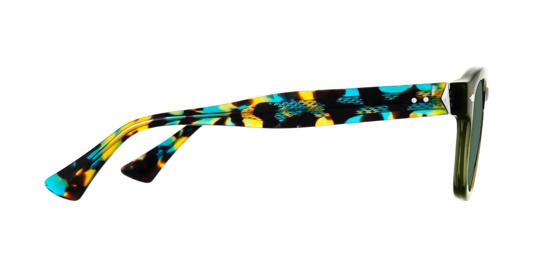 Side of Sunny in Green with Green Polarized Lenses