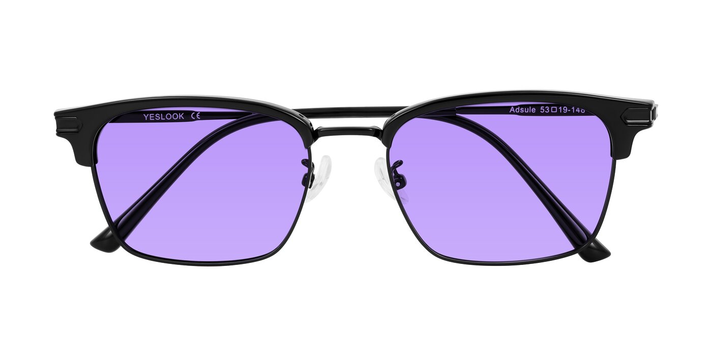 Adsule - Black Tinted Sunglasses
