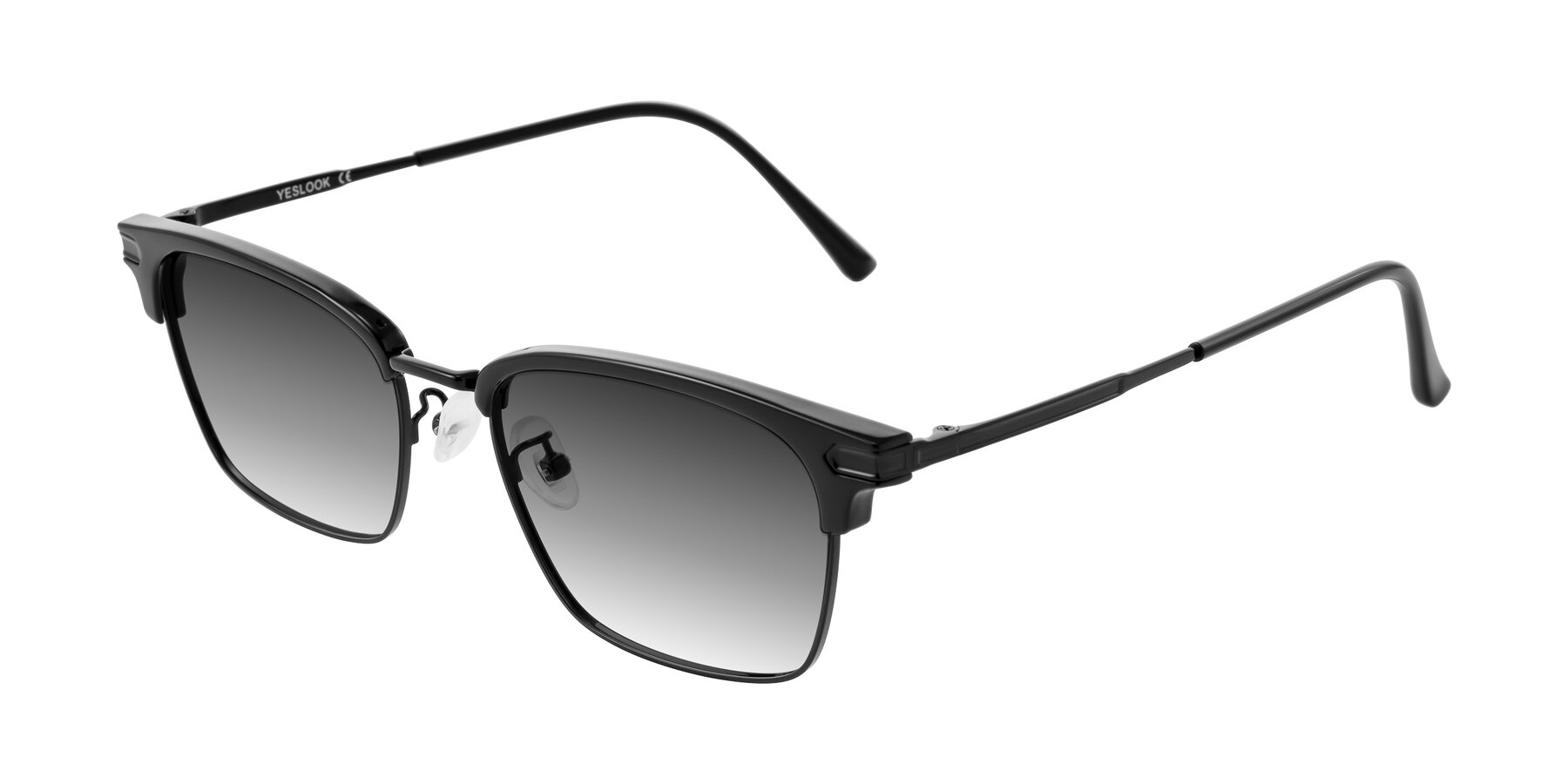Angle of Adsule in Black with Gray Gradient Lenses