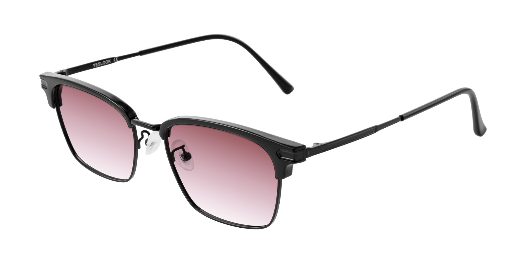 Angle of Adsule in Black with Garnet Gradient Lenses