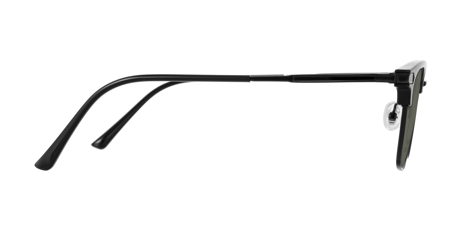 Side of Adsule in Black with Gray Polarized Lenses