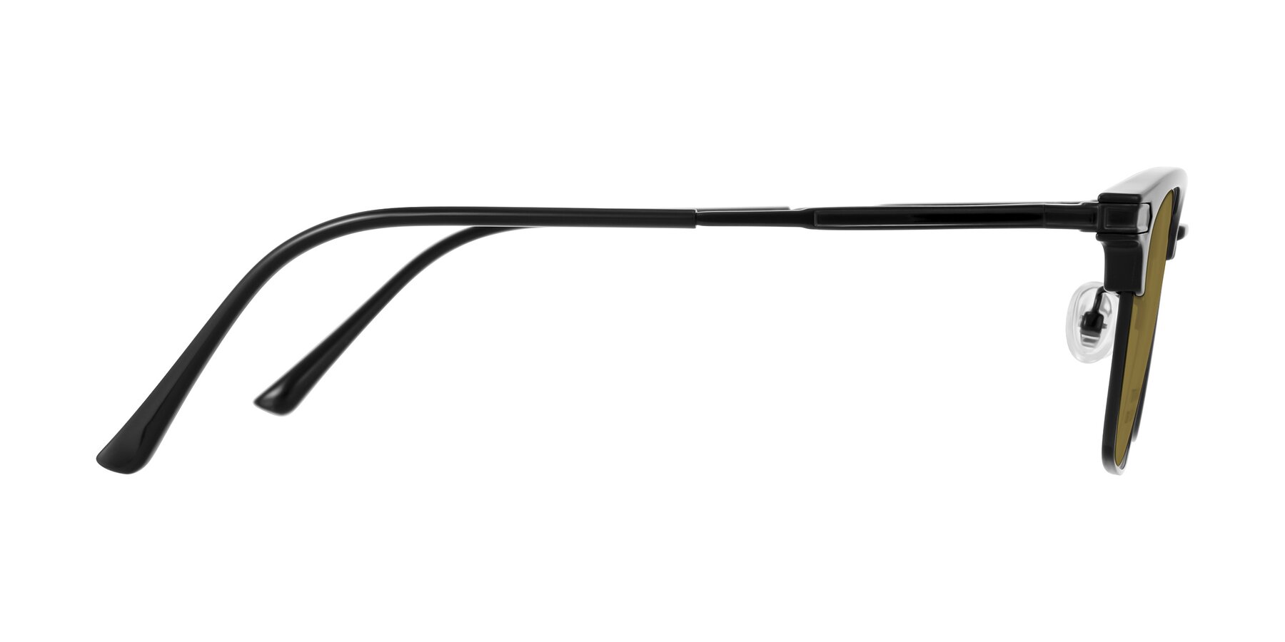 Side of Adsule in Black with Brown Polarized Lenses