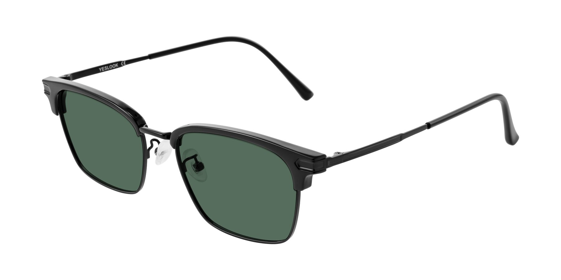 Angle of Adsule in Black with Green Polarized Lenses