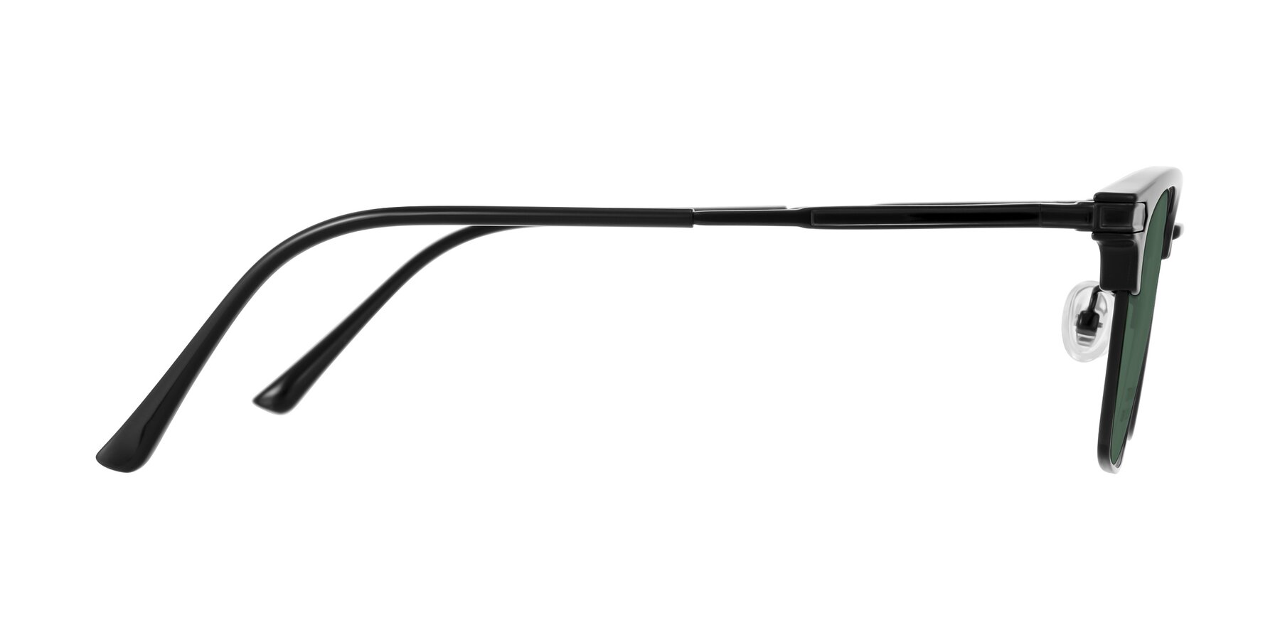 Side of Adsule in Black with Green Polarized Lenses