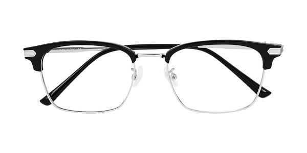 Front of Adsule in Black/Silver