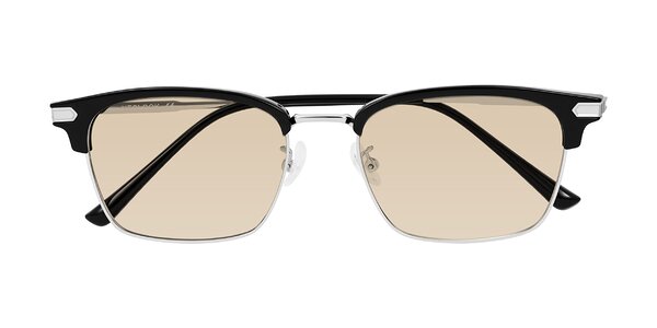 Front of Adsule in Black/Silver