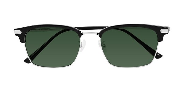 Front of Adsule in Black/Silver