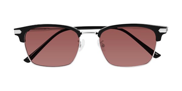 Front of Adsule in Black/Silver