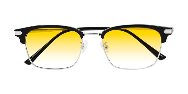 Front of Adsule in Black/Silver
