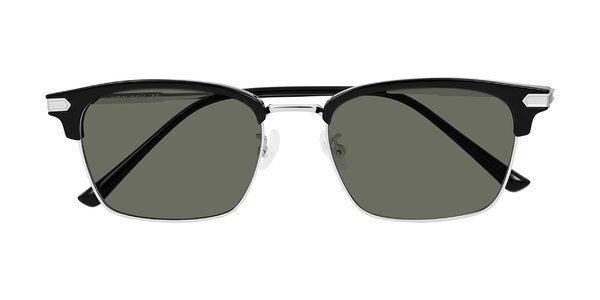 Front of Adsule in Black/Silver