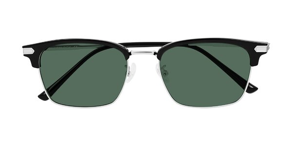 Front of Adsule in Black/Silver